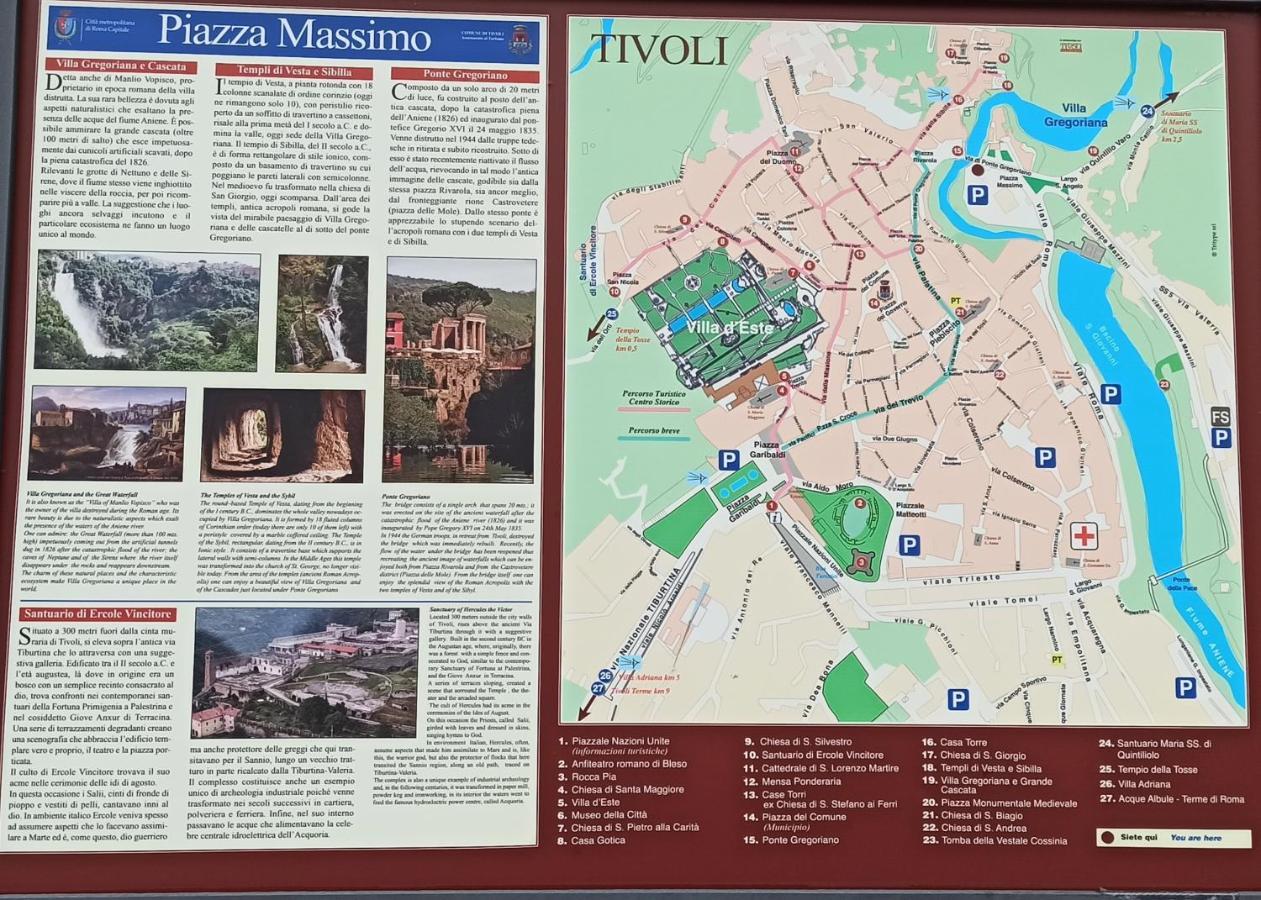 チボリAlla Fontana Di Gemma Via Dei Sosii 69アパートメント エクステリア 写真